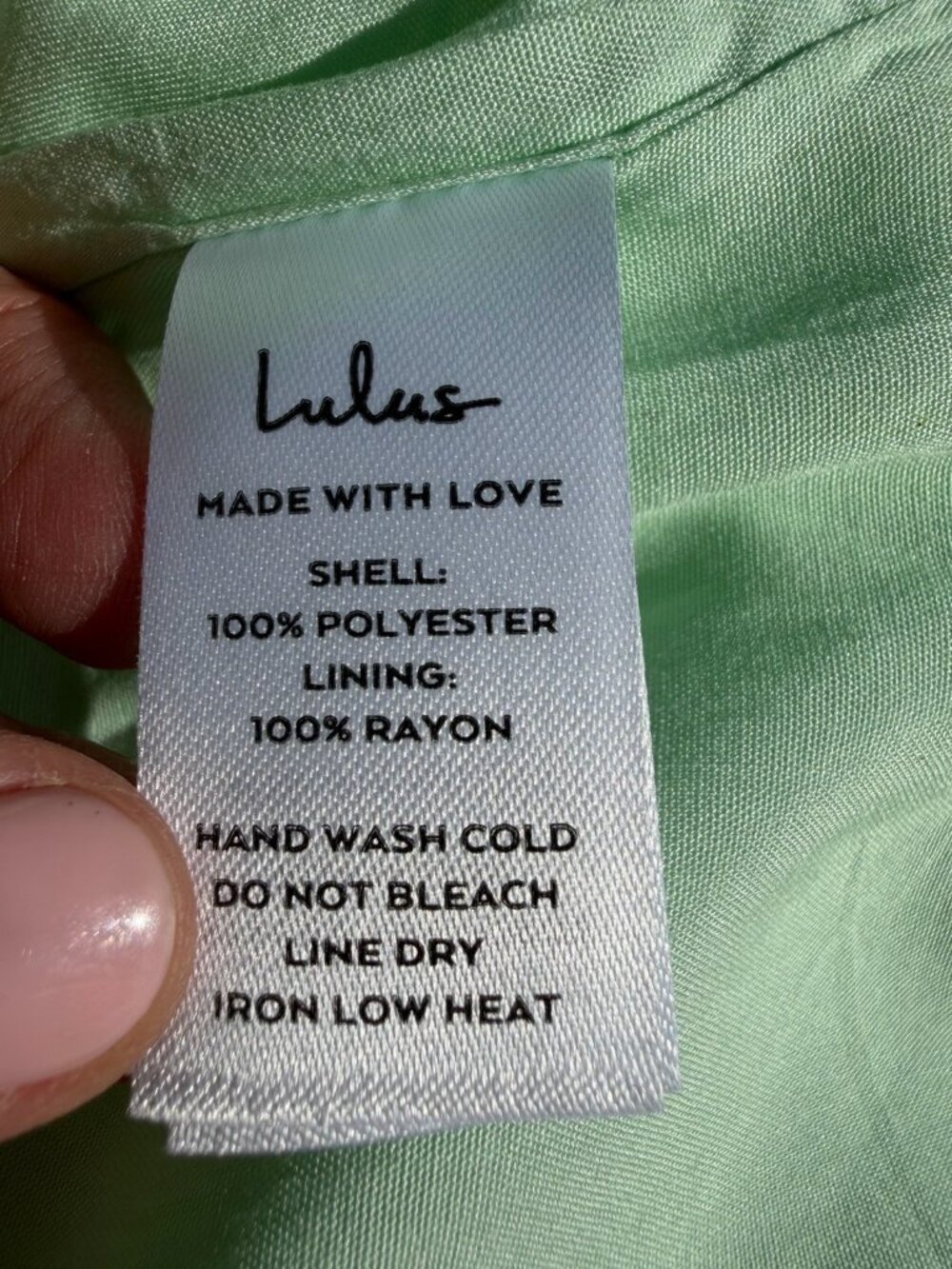 Lulus Brighter Side light green floral satin jacquard mini dress wedding M - Picture 7 of 14